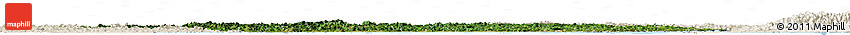 Satellite Horizon Map of Fujian, shaded relief outside