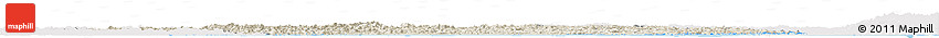 Shaded Relief Horizon Map of Fujian, single color outside