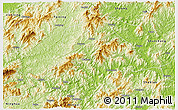 Physical 3D Map of Jiangle