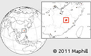 Blank Location Map of Jiangle