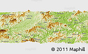 Physical Panoramic Map of Jiangle