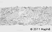 Silver Style Panoramic Map of Jiangle