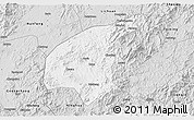 Silver Style 3D Map of Jianning
