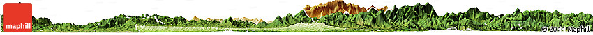 Physical Horizon Map of Jianning, satellite outside Physical Horizon Map of Jianning, satellite outside