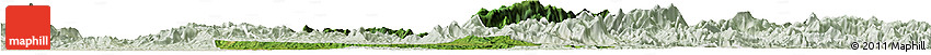 Satellite Horizon Map of Jianning, lighten Satellite Horizon Map of Jianning, lighten