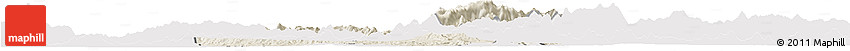 Shaded Relief Horizon Map of Jianning, cropped outside Shaded Relief Horizon Map of Jianning, cropped outside