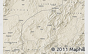 Shaded Relief Map of Jianning