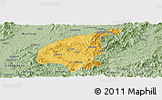 Savanna Style Panoramic Map of Jianning