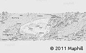 Silver Style Panoramic Map of Jianning