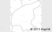 Blank Simple Map of Jianning, no labels