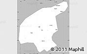 Gray Simple Map of Jianning