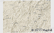Shaded Relief 3D Map of Jianou