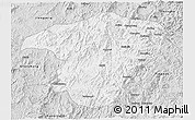 Silver Style 3D Map of Jianou