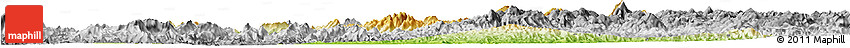 Physical Horizon Map of Jianou, desaturated