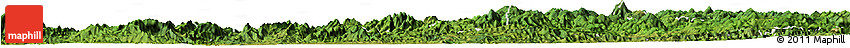 Satellite Horizon Map of Jianou