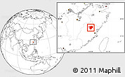 Blank Location Map of Jianou