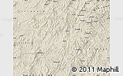 Shaded Relief Map of Jianou