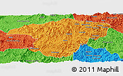 Political Panoramic Map of Jianou