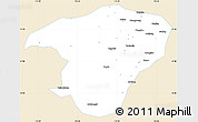 Classic Style Simple Map of Jianou, single color outside