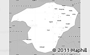 Gray Simple Map of Jianou