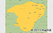 Savanna Style Simple Map of Jianou