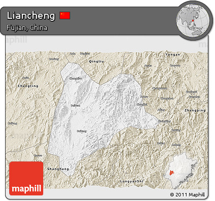Classic Style 3D Map of Liancheng