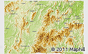 Physical 3D Map of Liancheng