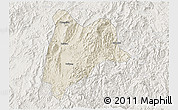 Shaded Relief 3D Map of Liancheng, lighten