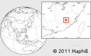 Blank Location Map of Liancheng