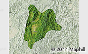 Satellite Map of Liancheng, lighten