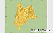 Savanna Style Map of Liancheng, single color outside