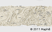 Shaded Relief Panoramic Map of Liancheng