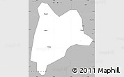 Gray Simple Map of Liancheng