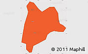 Political Simple Map of Liancheng, cropped outside