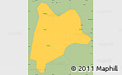 Savanna Style Simple Map of Liancheng