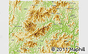 Physical 3D Map of Longyan Shi