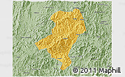 Savanna Style 3D Map of Longyan Shi