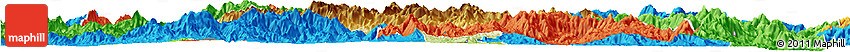 Physical Horizon Map of Longyan Shi, political outside