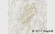 Shaded Relief Map of Longyan Shi, lighten