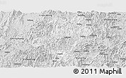 Silver Style Panoramic Map of Longyan Shi