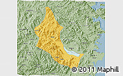 Savanna Style 3D Map of Minhou