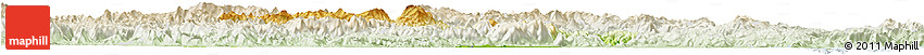 Physical Horizon Map of Minhou, lighten