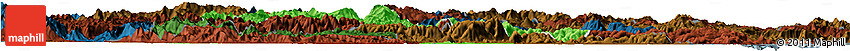 Political Horizon Map of Minhou, darken Political Horizon Map of Minhou, darken