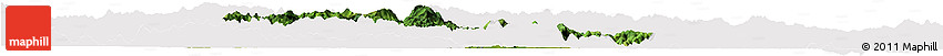 Satellite Horizon Map of Minhou, cropped outside