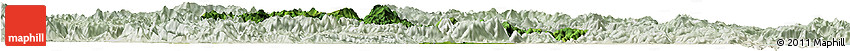 Satellite Horizon Map of Minhou, lighten
