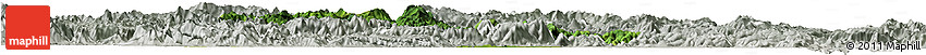 Satellite Horizon Map of Minhou, lighten, semi-desaturated