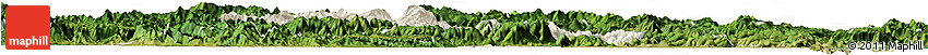 Shaded Relief Horizon Map of Minhou, satellite outside Shaded Relief Horizon Map of Minhou, satellite outside
