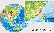 Physical Location Map of Minhou