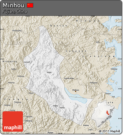 Classic Style Map of Minhou