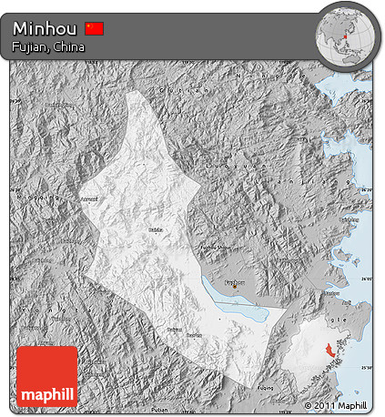 Gray Map of Minhou
